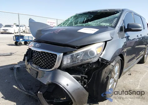 2017 Kia Sedona Sx Luxury z USA, uszkodzony, nr VIN KNDME5C15H6273061